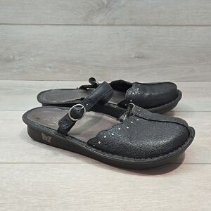 Alegria Women's Black Mary Jane Shoes Clog Sz 39/9